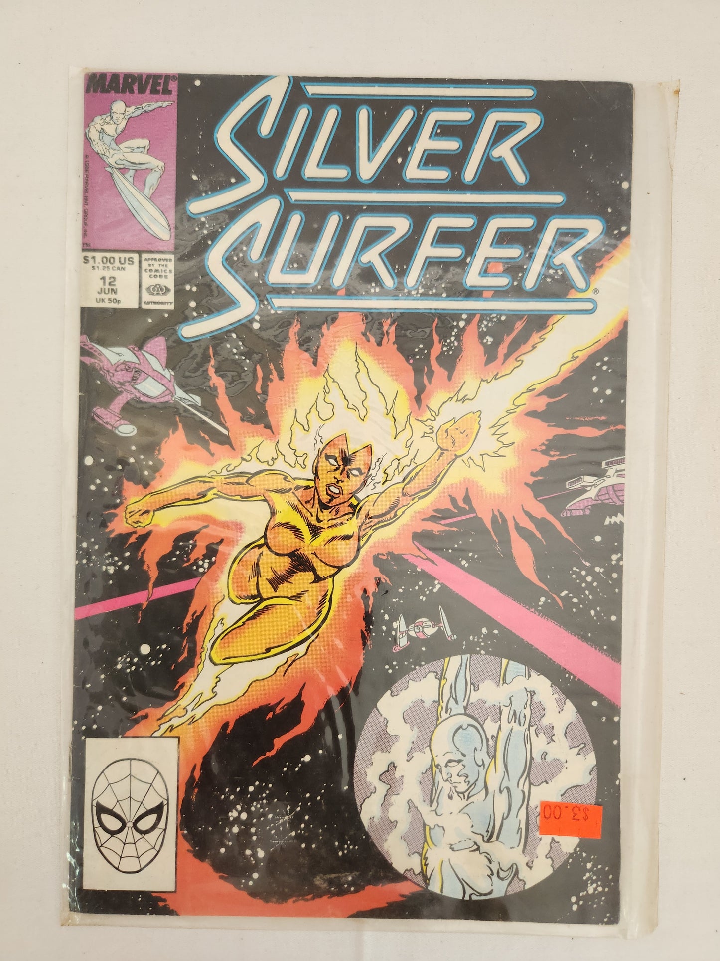 Marvel Comics: Silver Surfer Issue #12 June 1988 - VG