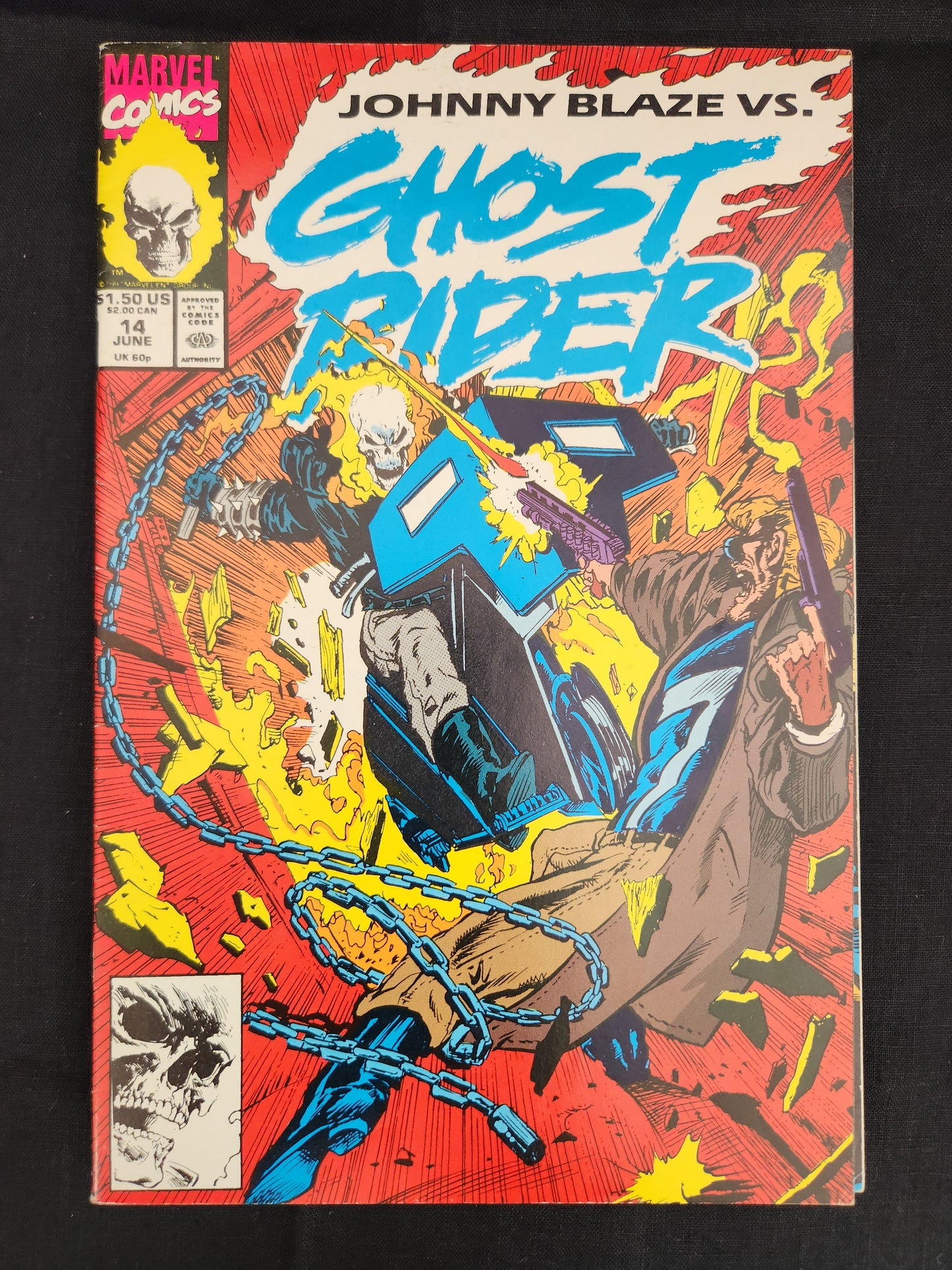 Lot of 5 - Marvel Comics: Ghost Rider - VG