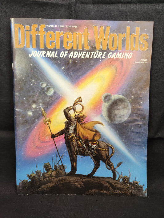 Different Worlds: Journal of Adventure Gaming Issue 43, July/August 1986 - VG