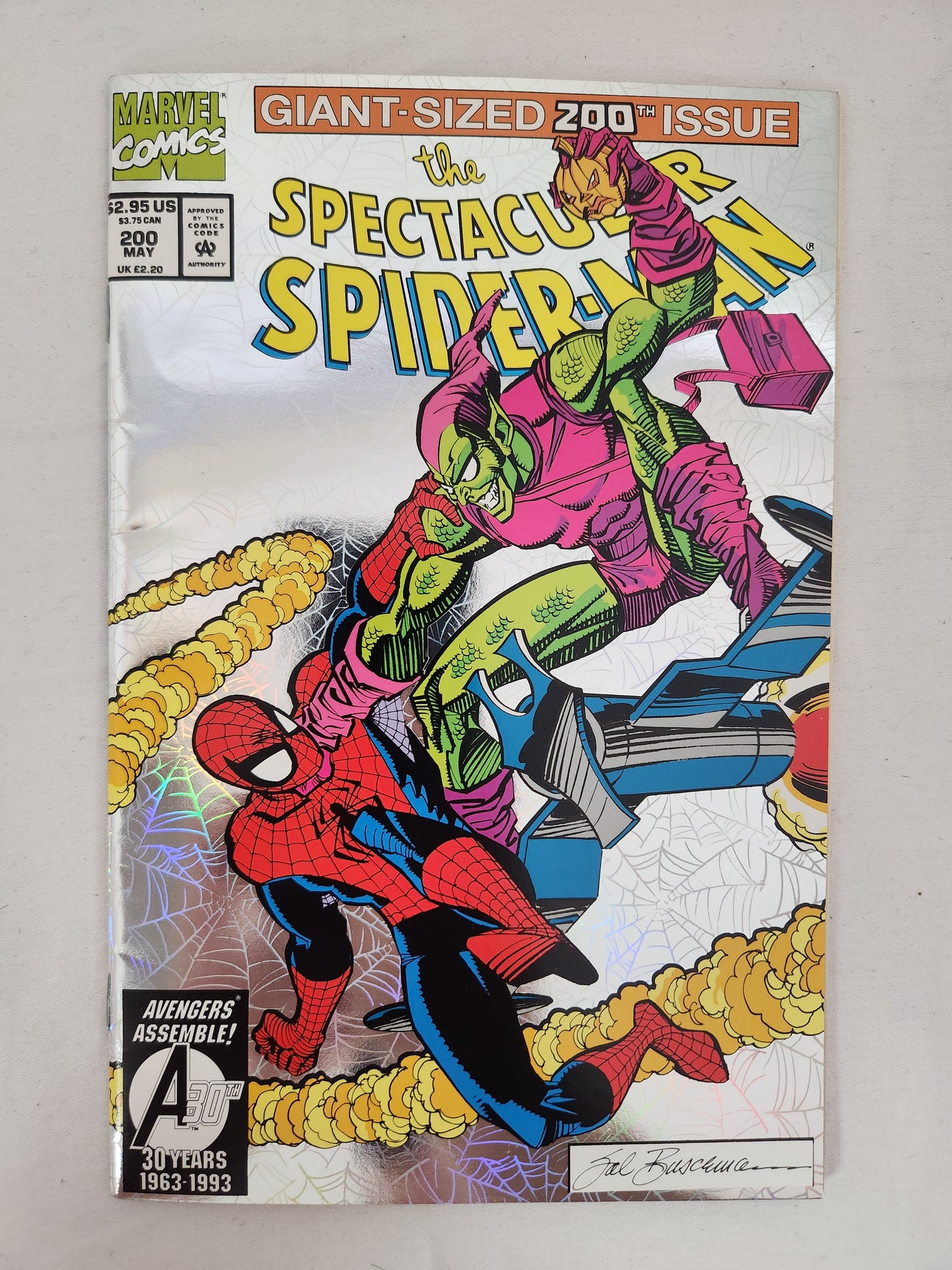 The Spectacular Spider-Man Giant Sized 200th Issue - Foil Cover - VG