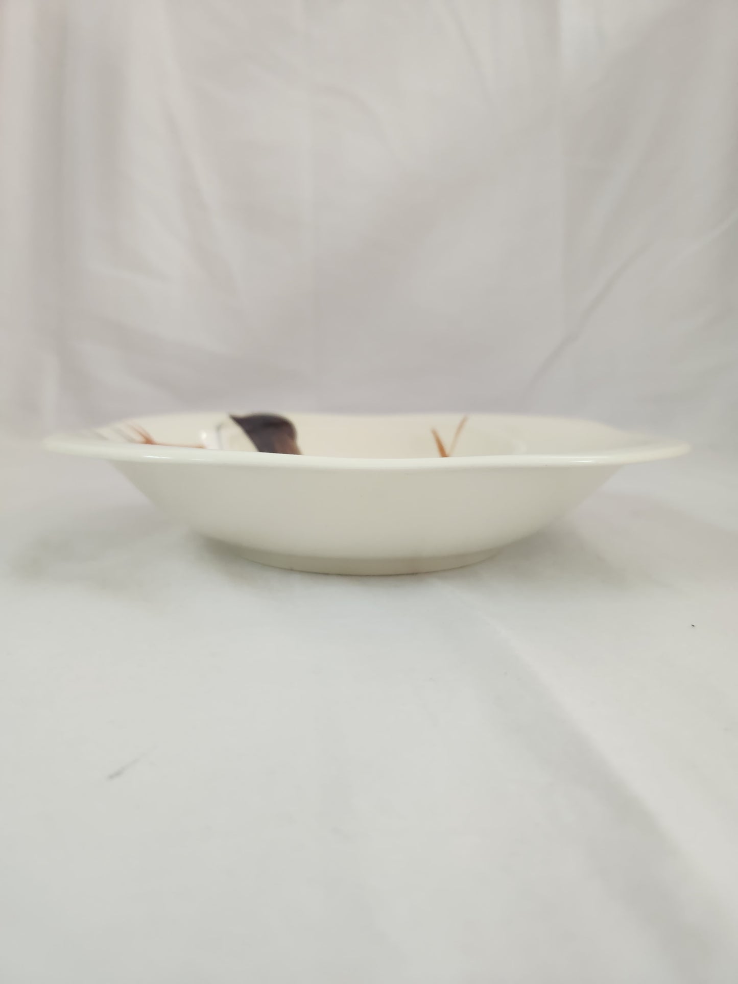 Lotus Bronze Coupe Soup Bowl by Red Wing Pottery