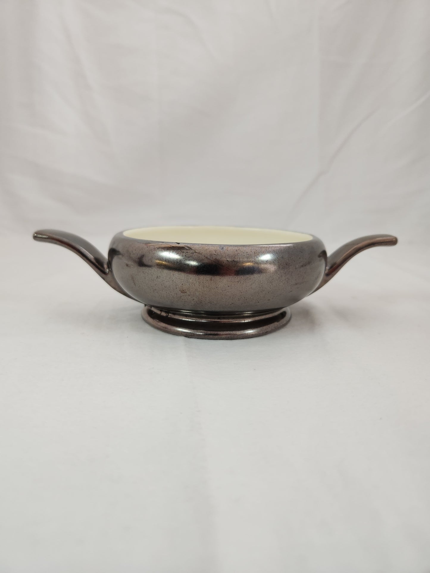 Lotus Bronze Sugar Bowl by Red Wing Pottery (no lid)