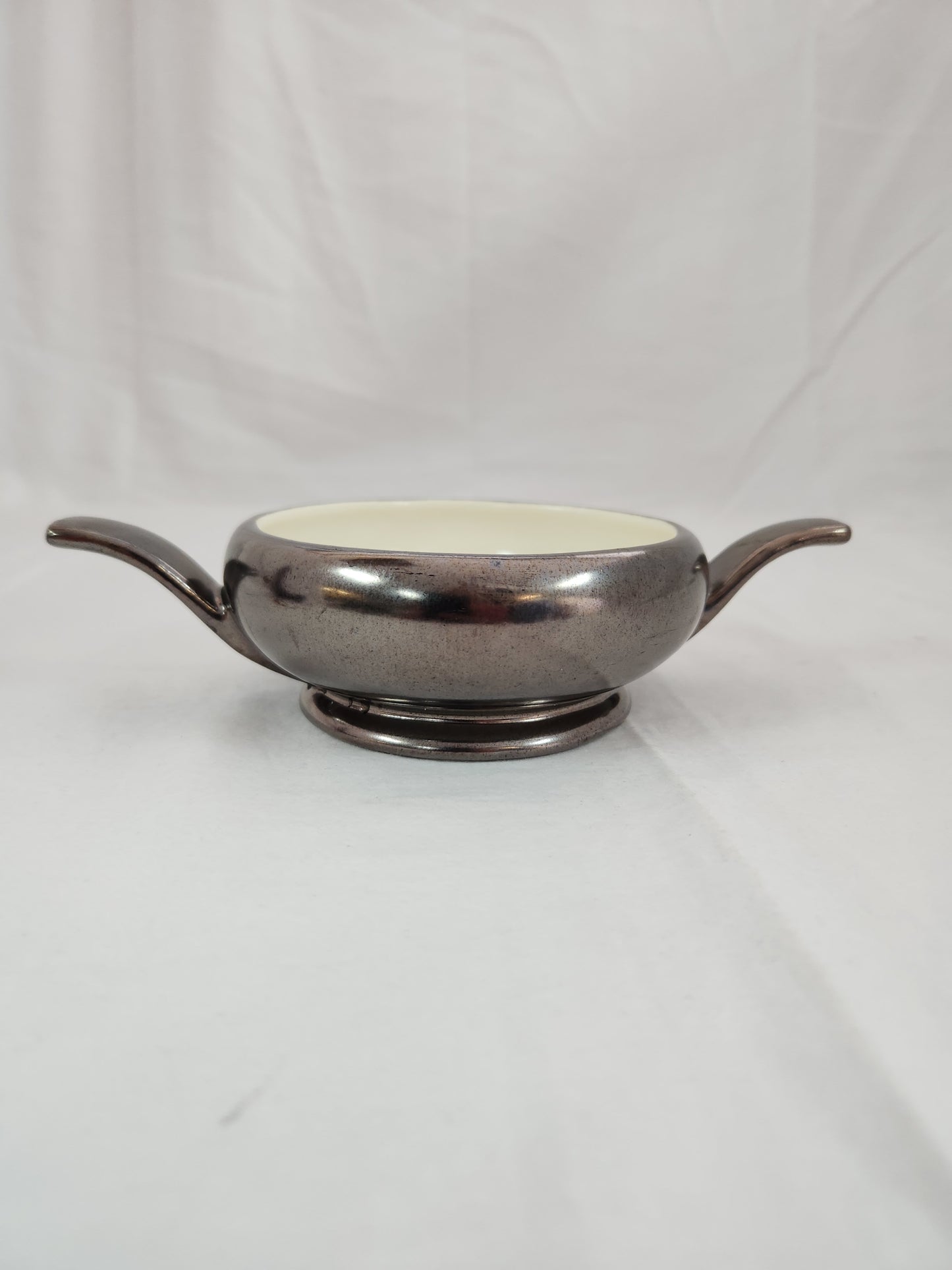 Lotus Bronze Sugar Bowl by Red Wing Pottery (no lid)