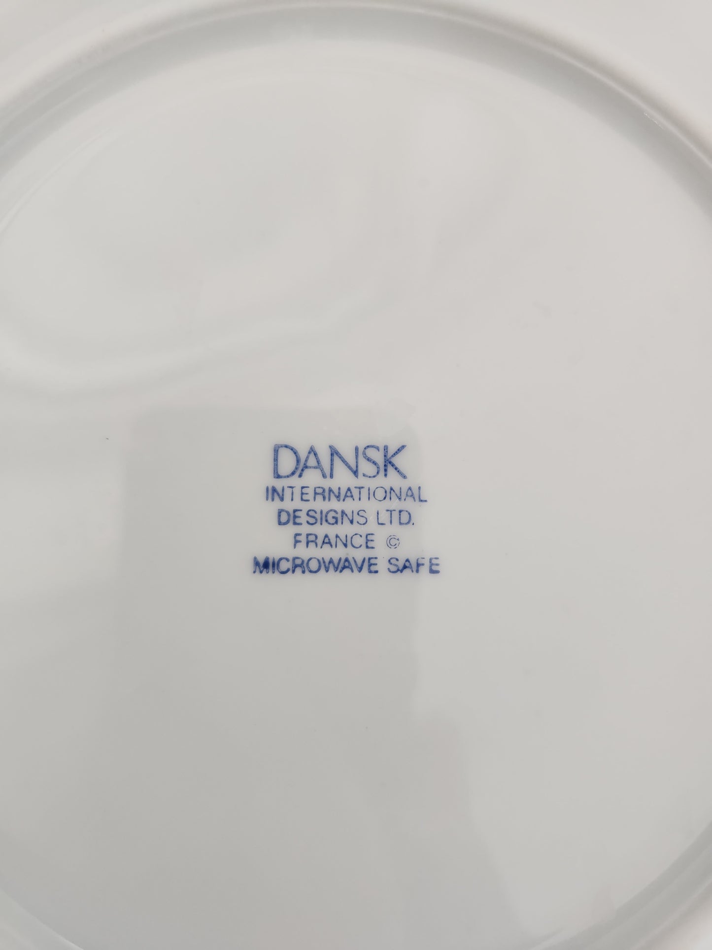 Set of 4 - Dansk 8" Embossed Porcelain Berry Design Dessert Plates