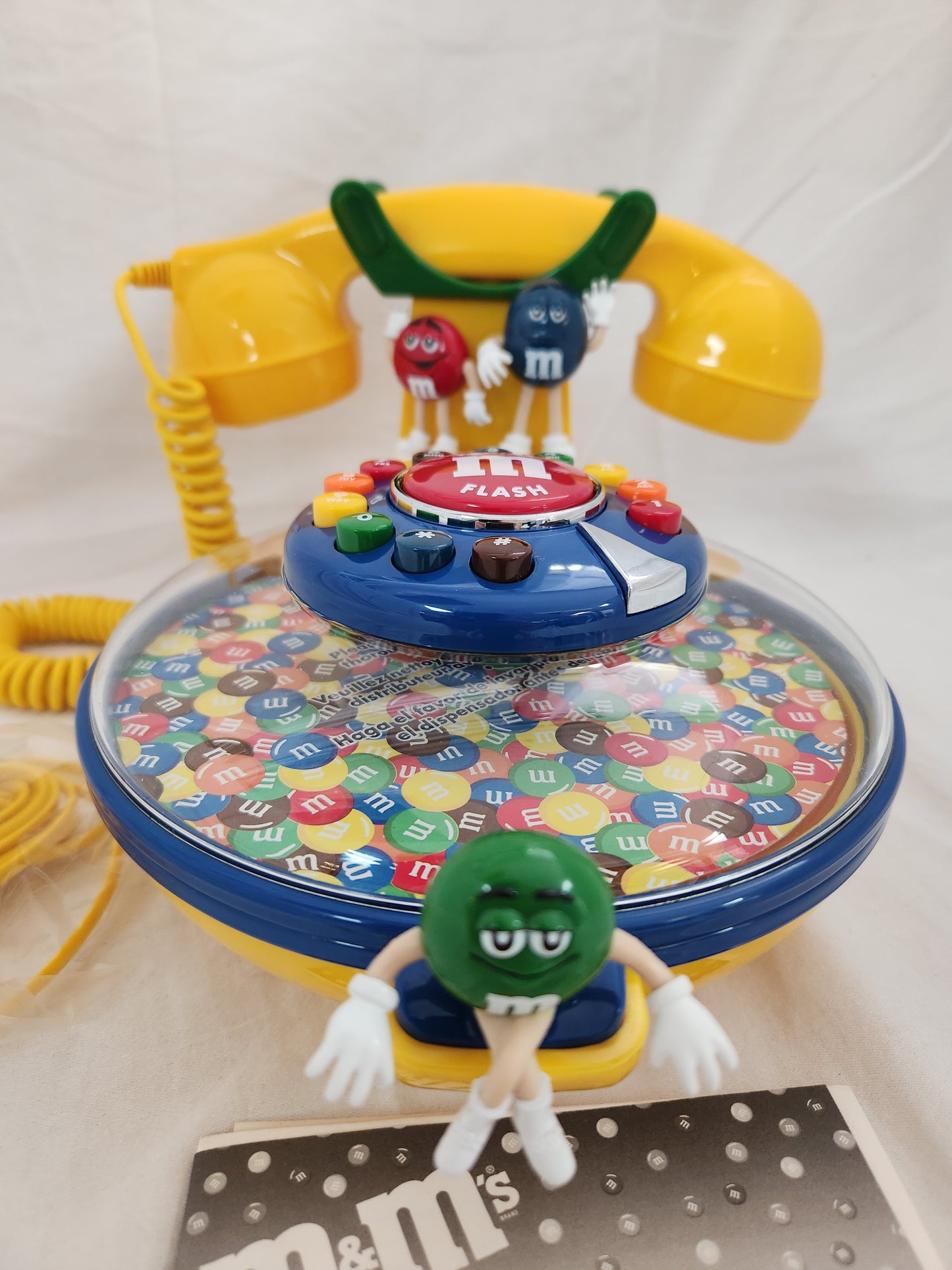 M&M's Candy Dish Telephone - Tested working