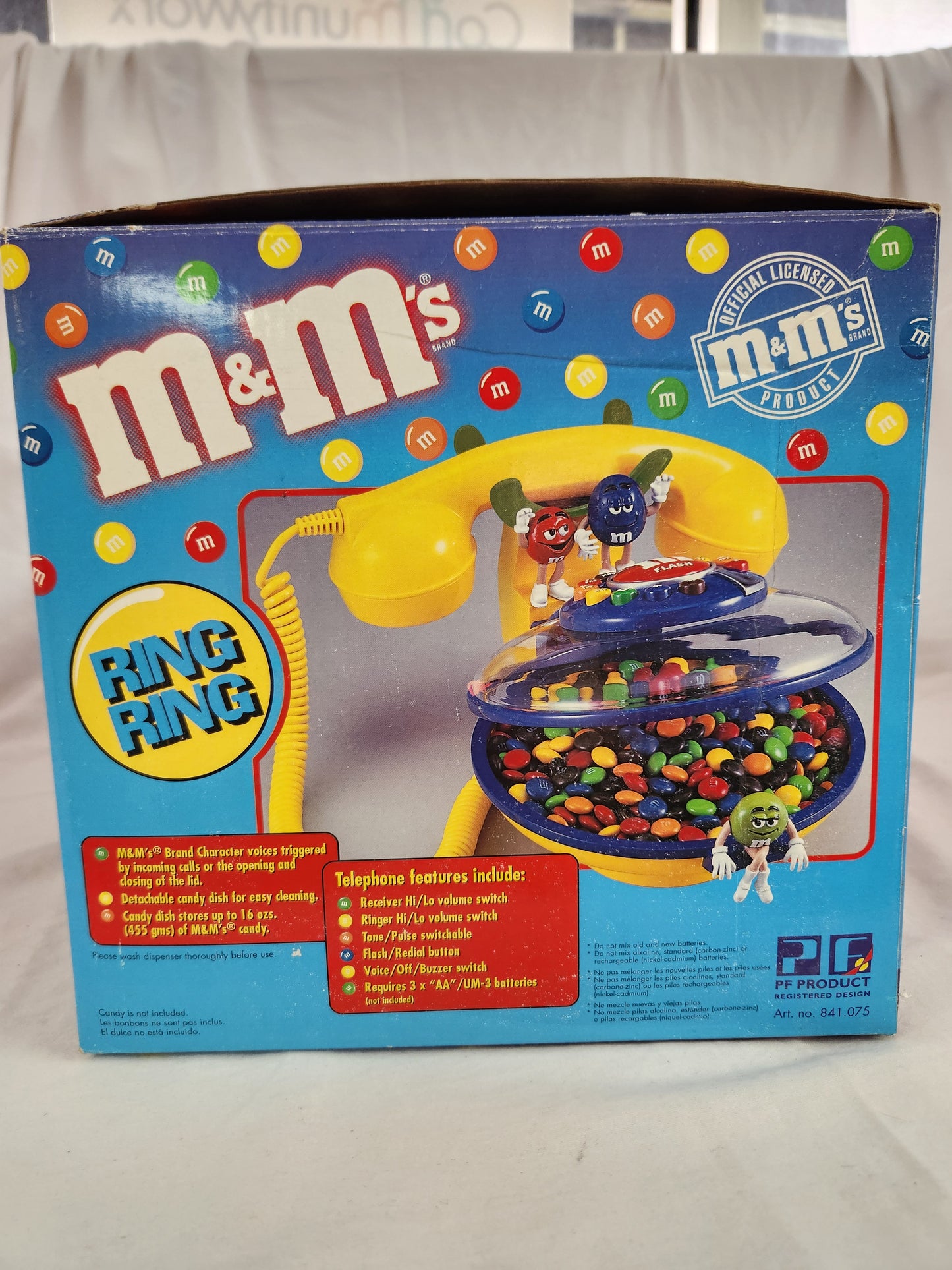 M&M's Candy Dish Telephone - Tested working