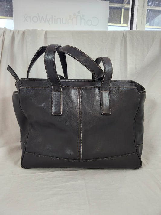 Coach Hamptons Black Weekender Shoulder Bag 5098