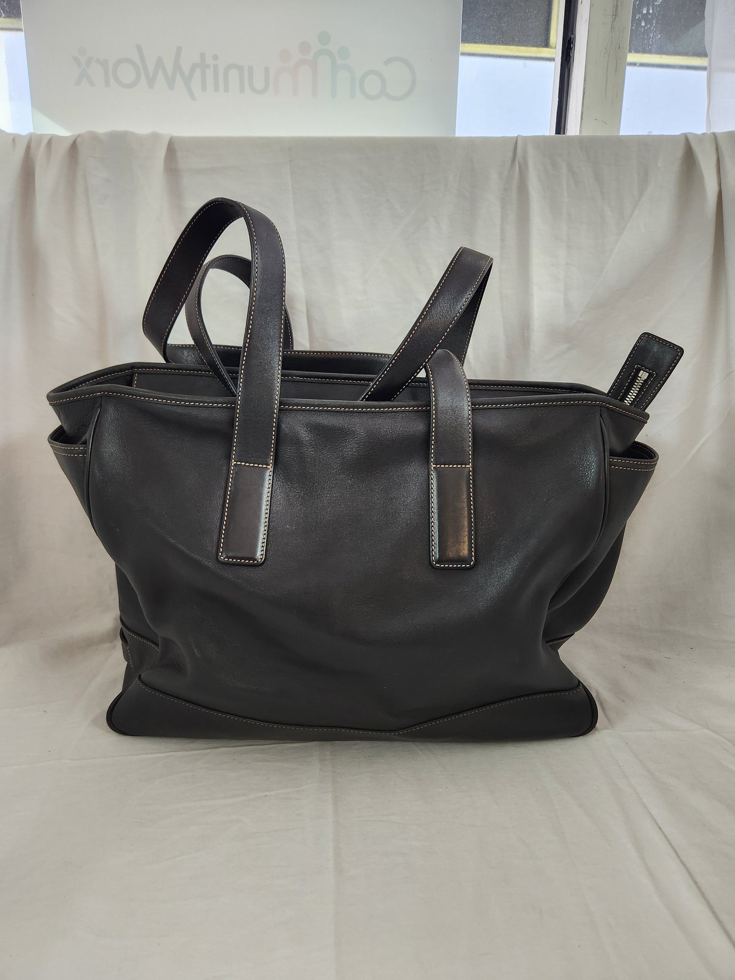 Coach Hamptons Black Weekender Shoulder Bag 5098