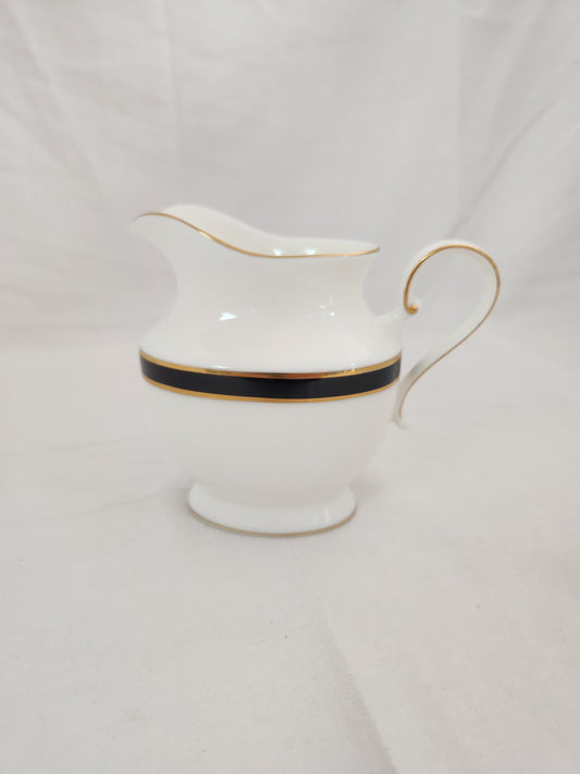 Mikasa Petite Bone Black Tie 4" Creamer #L6206