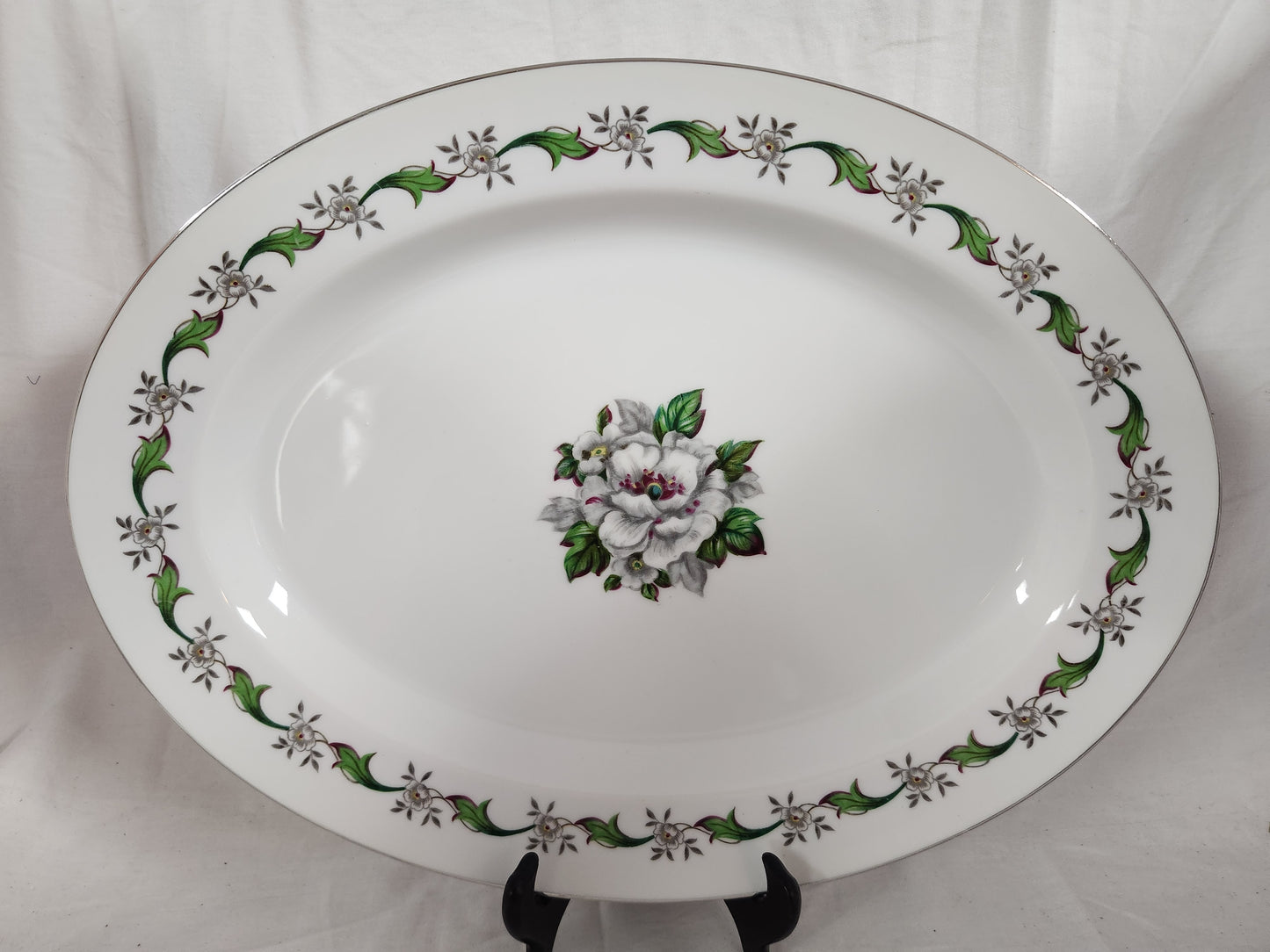 Colombia 16-1/2" Oval Serving Platter by Kyoto China #8034P