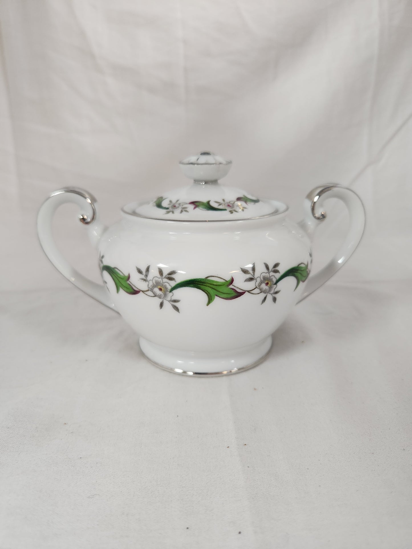 Colombia Cream & Sugar Bowl by Kyoto China #8034P