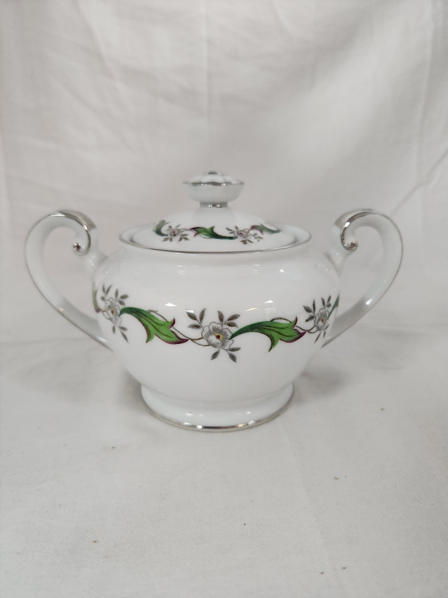 Colombia Cream & Sugar Bowl by Kyoto China #8034P