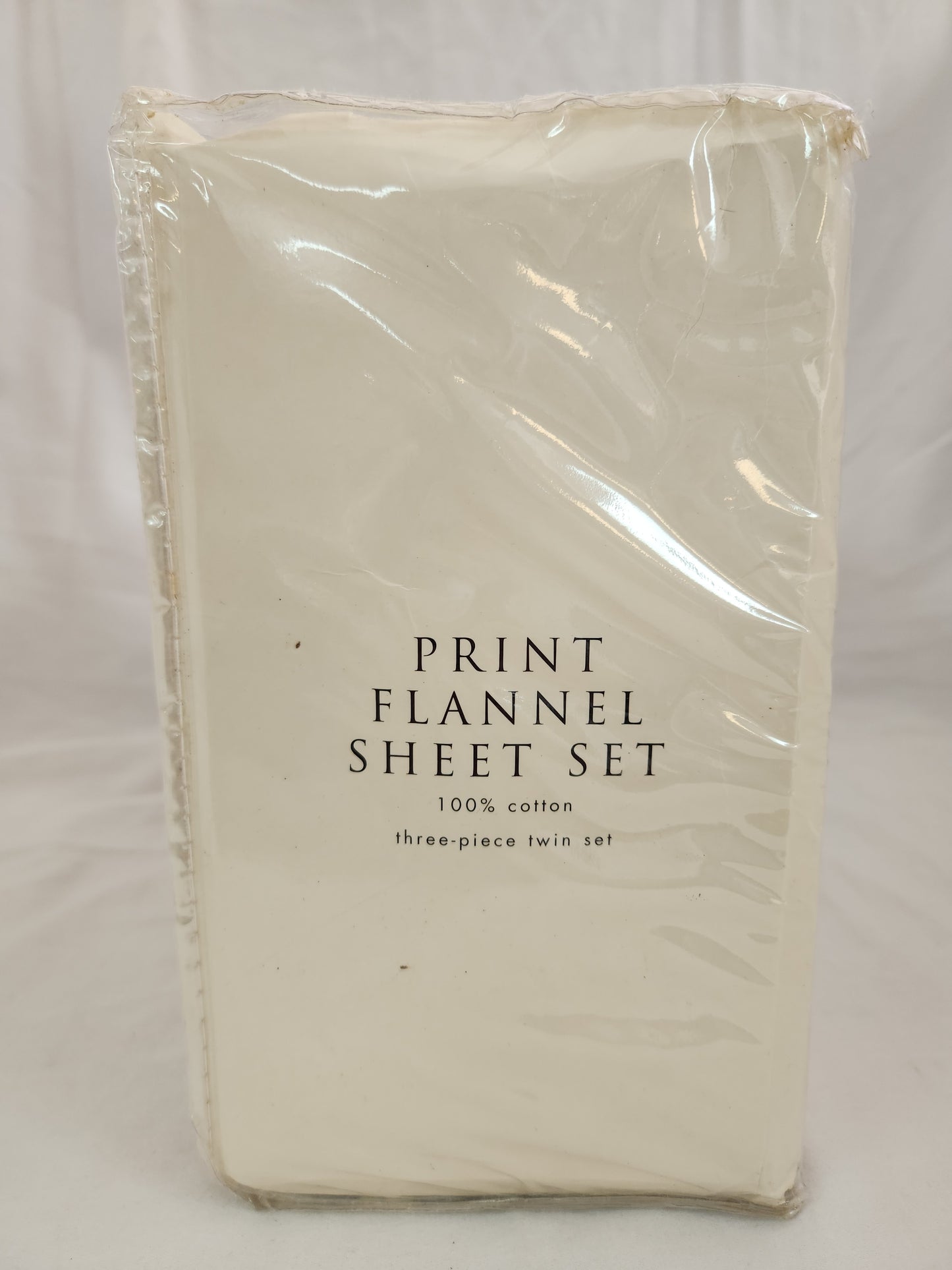 2000 - Target Home Twin Sliding Bear Print Flannel Sheet Set