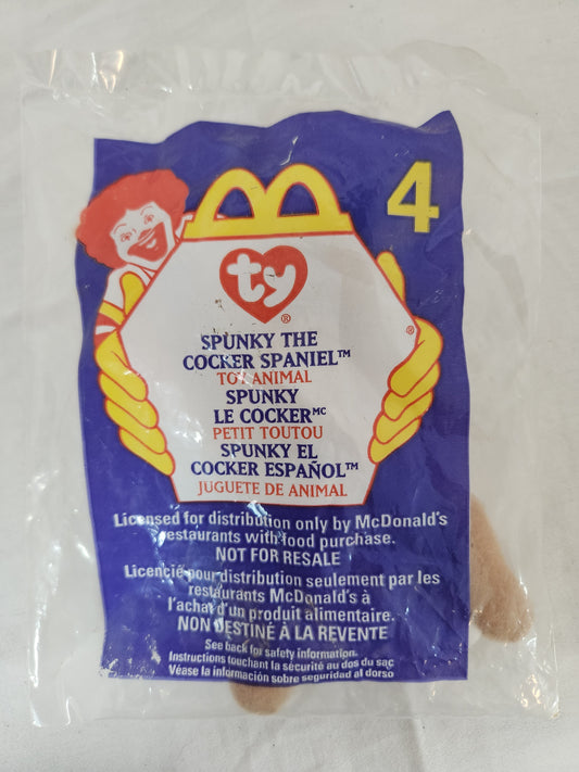 McDonald's Happy Meal "Spunky the Cocker Spaniel" Teenie Beanie Baby