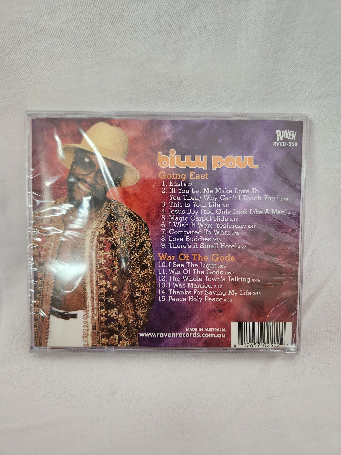 RARE - Billy Paul Going East / War of the Gods CD (sealed)