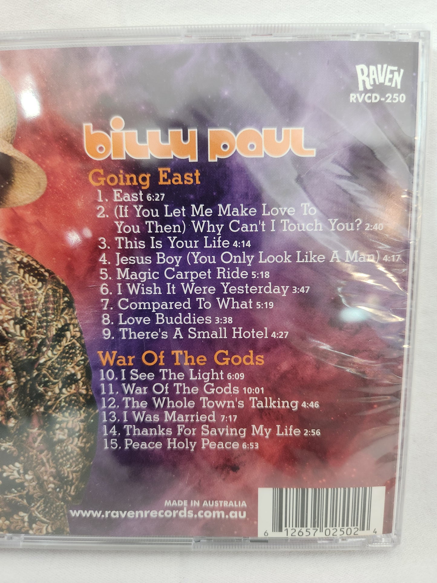 RARE - Billy Paul Going East / War of the Gods CD (sealed)