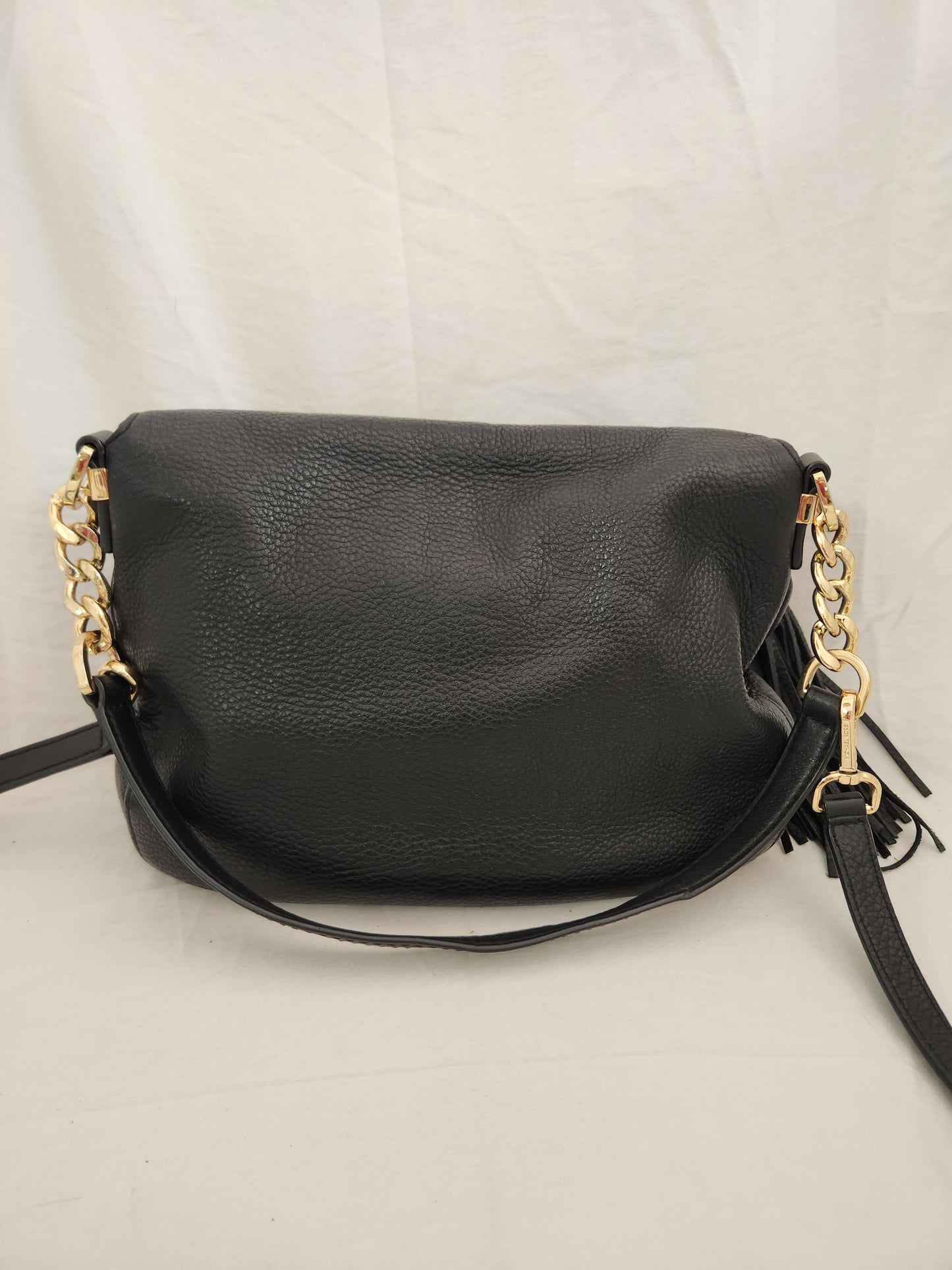 Michael Kors Black Bedford Leather Crossbody