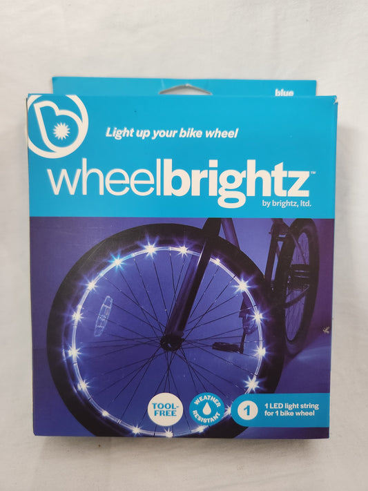 WheelBrightz Blue LED Bicycle Wheel Accessory Light, Water-Resistant - 1 count