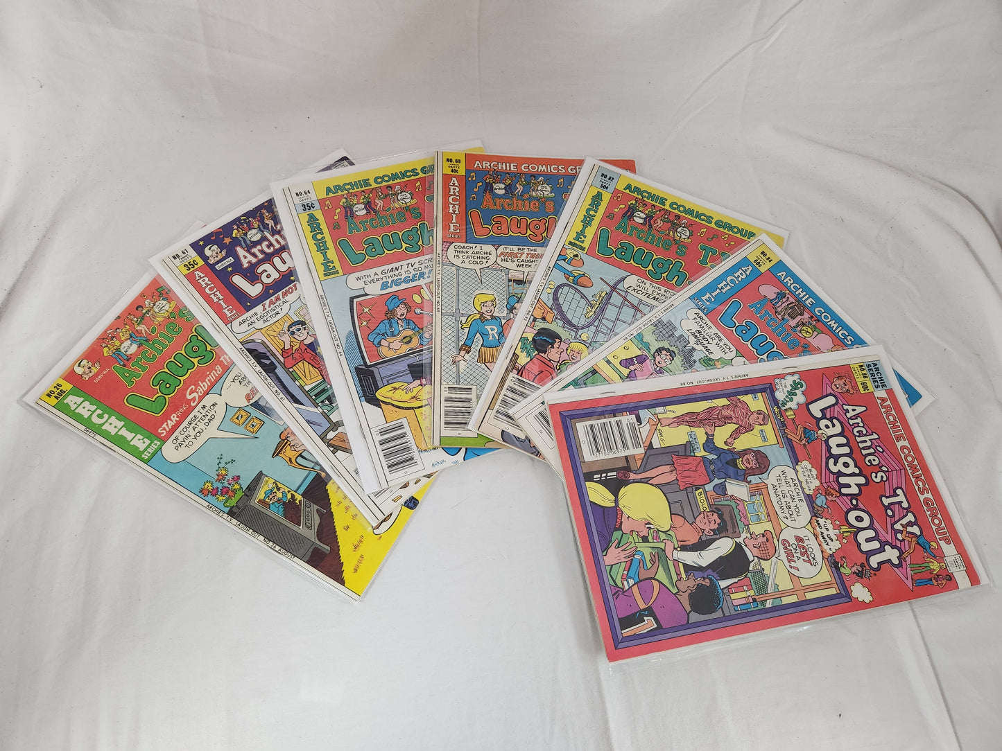 Lot of 7 - Archie's T.V. Laugh-Out Comics