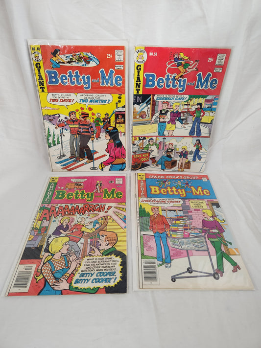 Lot of 4 - Betty and Me Comic Books