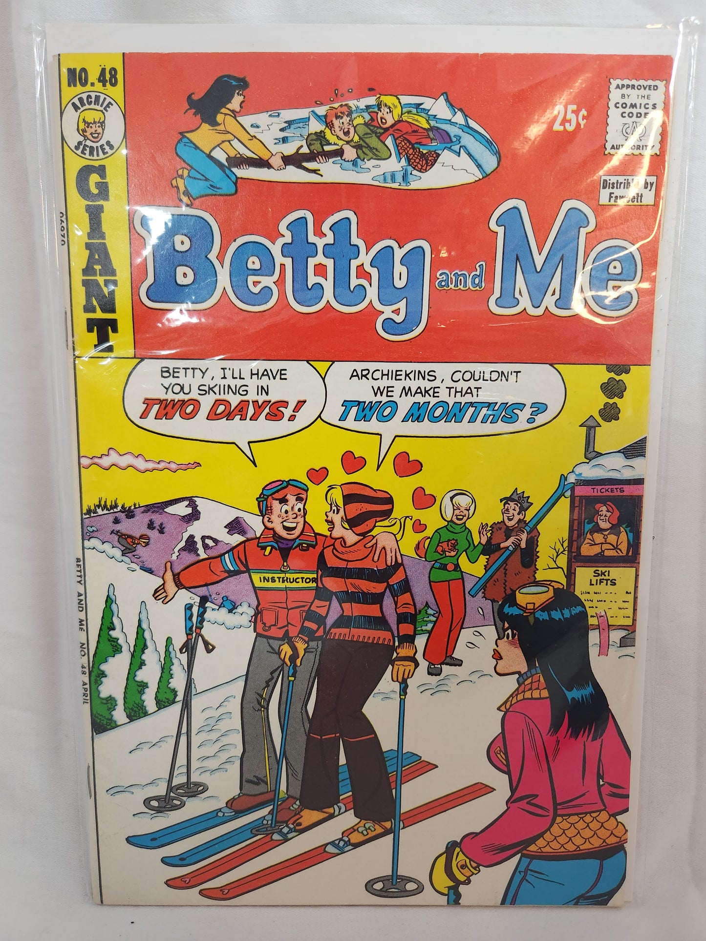 Lot of 4 - Betty and Me Comic Books