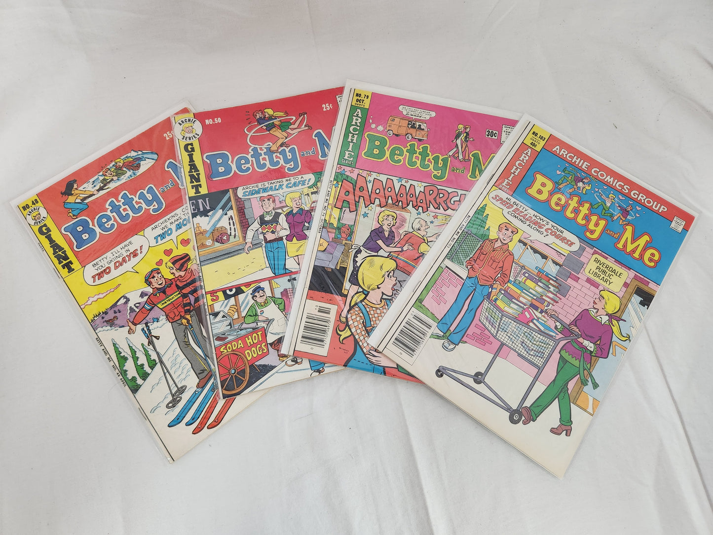 Lot of 4 - Betty and Me Comic Books