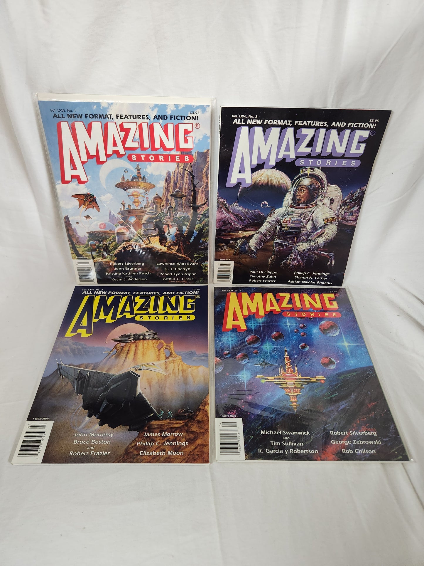 1991 - Amazing Stories Vol. 66, No. 1-4 (lot of 4)