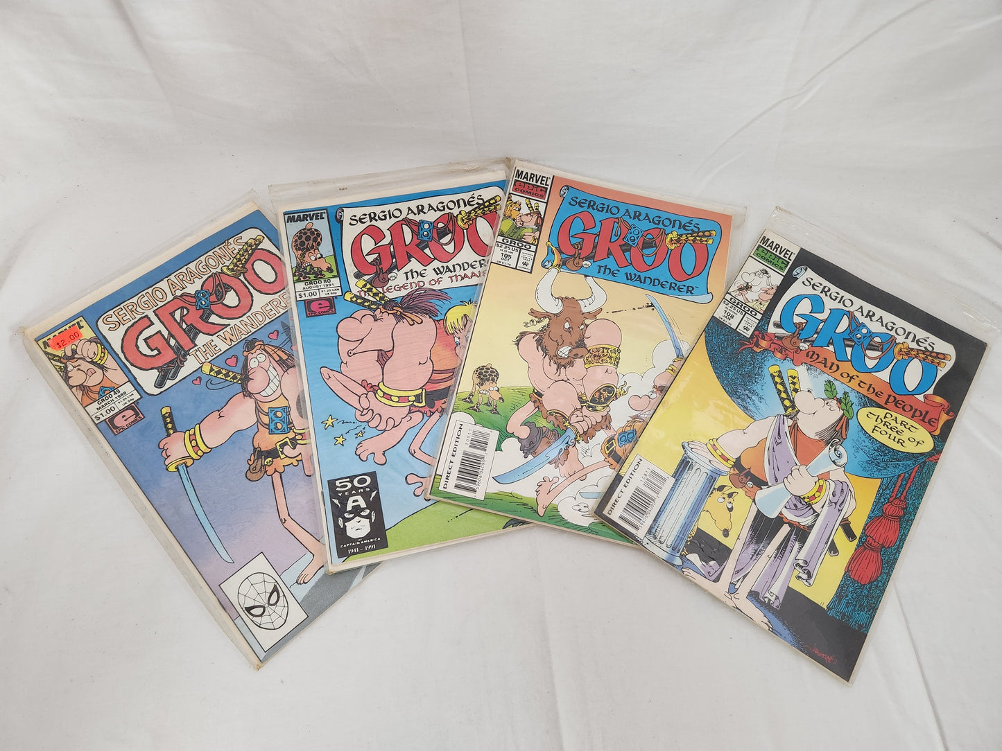 Lot of 4 - Groo Comic Books - VG