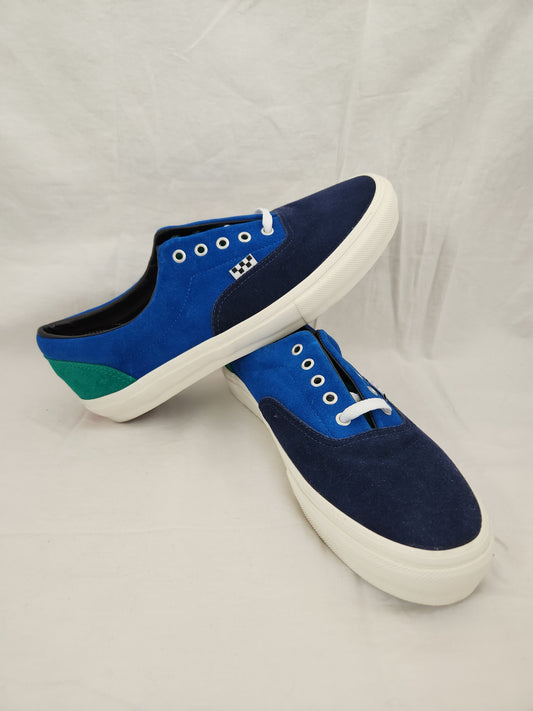 Vans Blue Color Block Skateboarding Sneakers #721454 - Size: 12