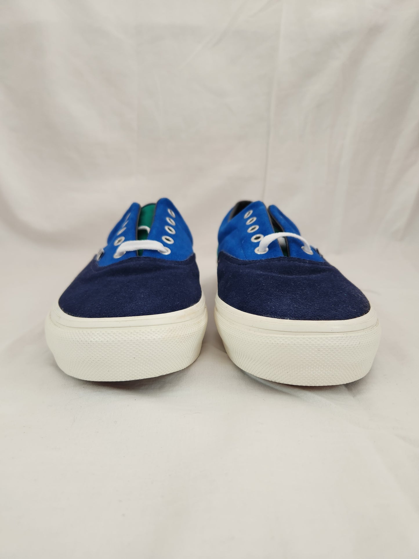 Vans Blue Color Block Skateboarding Sneakers #721454 - Size: 12