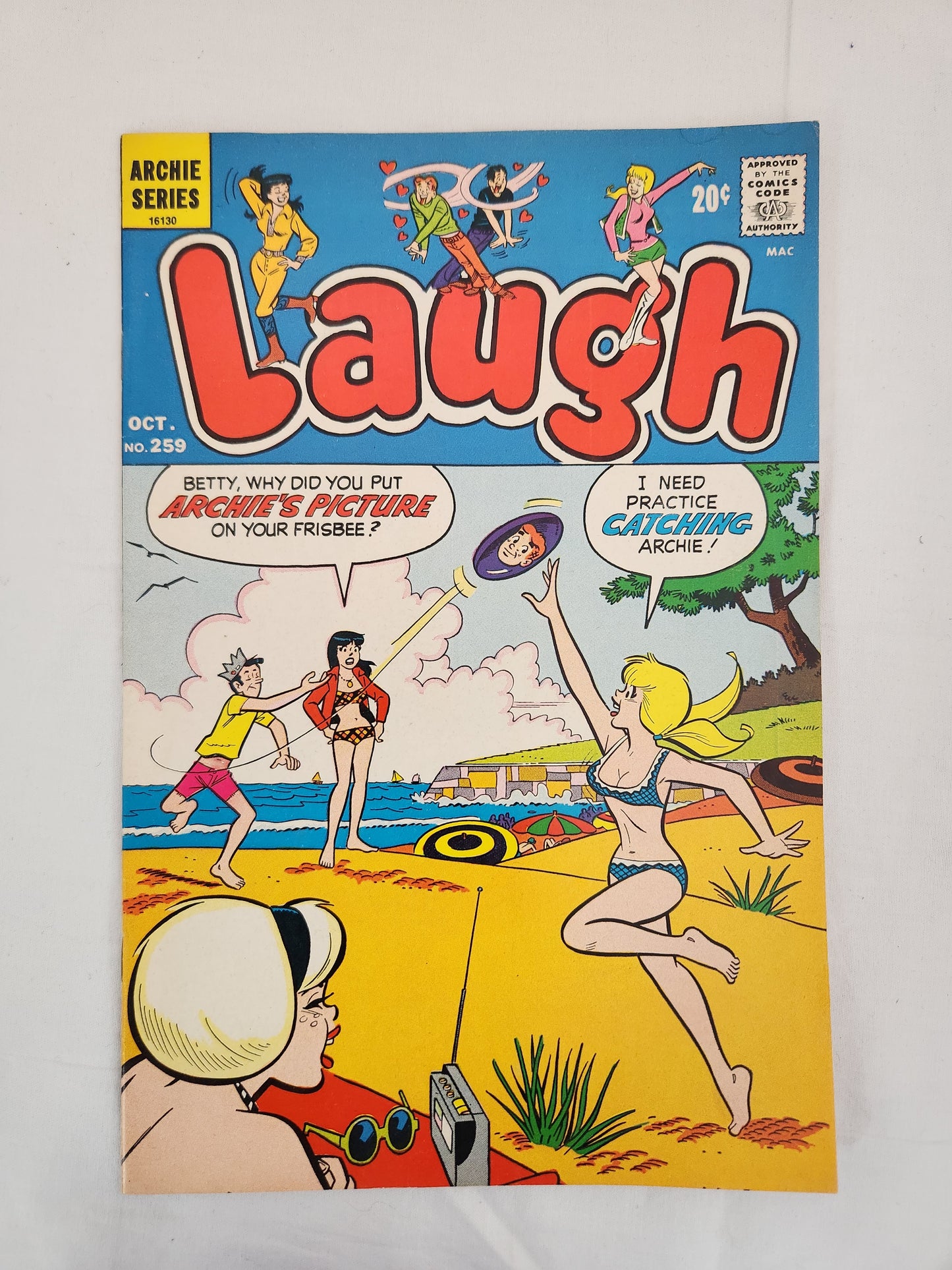 RARE 1972 - Archie Series "Laugh" Comic Book No.259 - VG