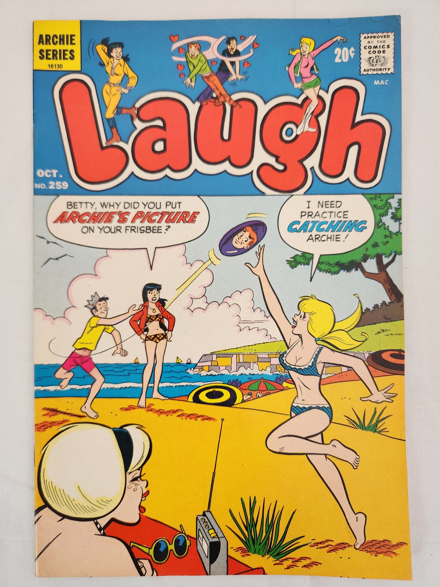 RARE 1972 - Archie Series "Laugh" Comic Book No.259 - VG