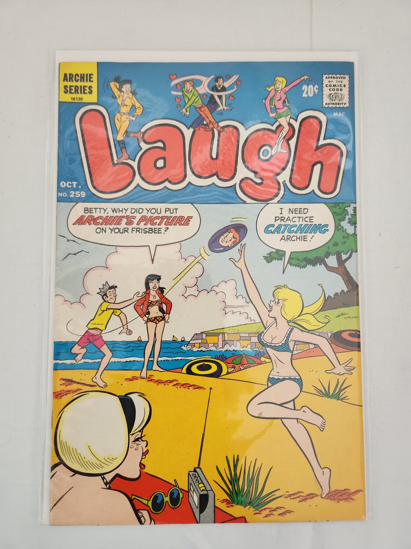 RARE 1972 - Archie Series "Laugh" Comic Book No.259 - VG