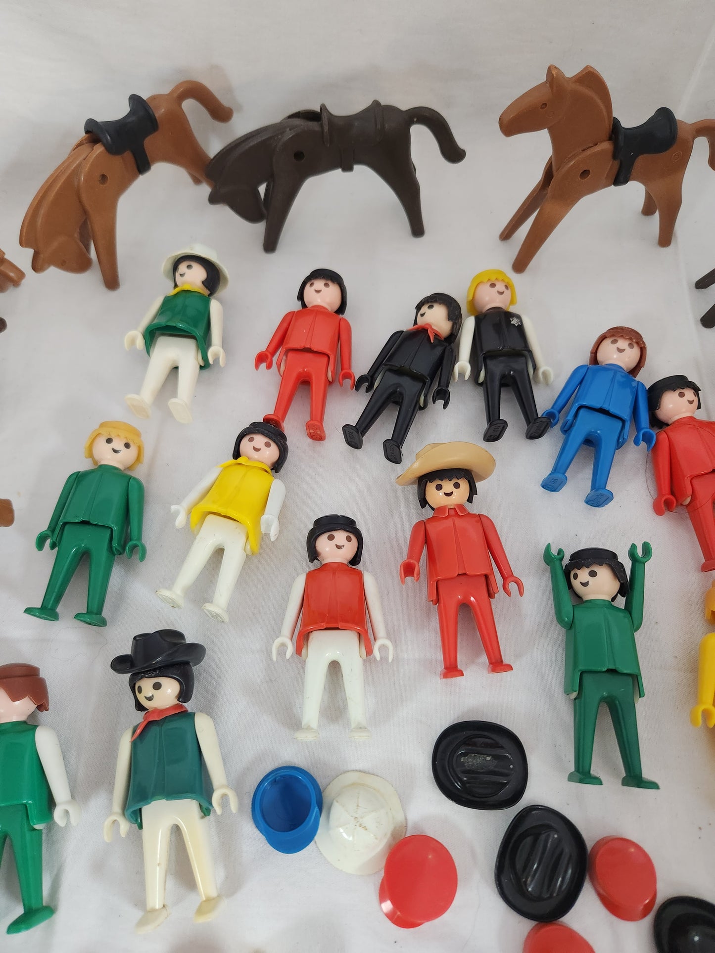 1974 - Geobra Playmobil Figurines - Lot of 47