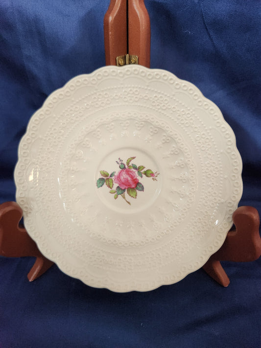 Vtg - Spode's Jewel "Billingsley Rose" Saucer (Old Backstamp) (Copy)