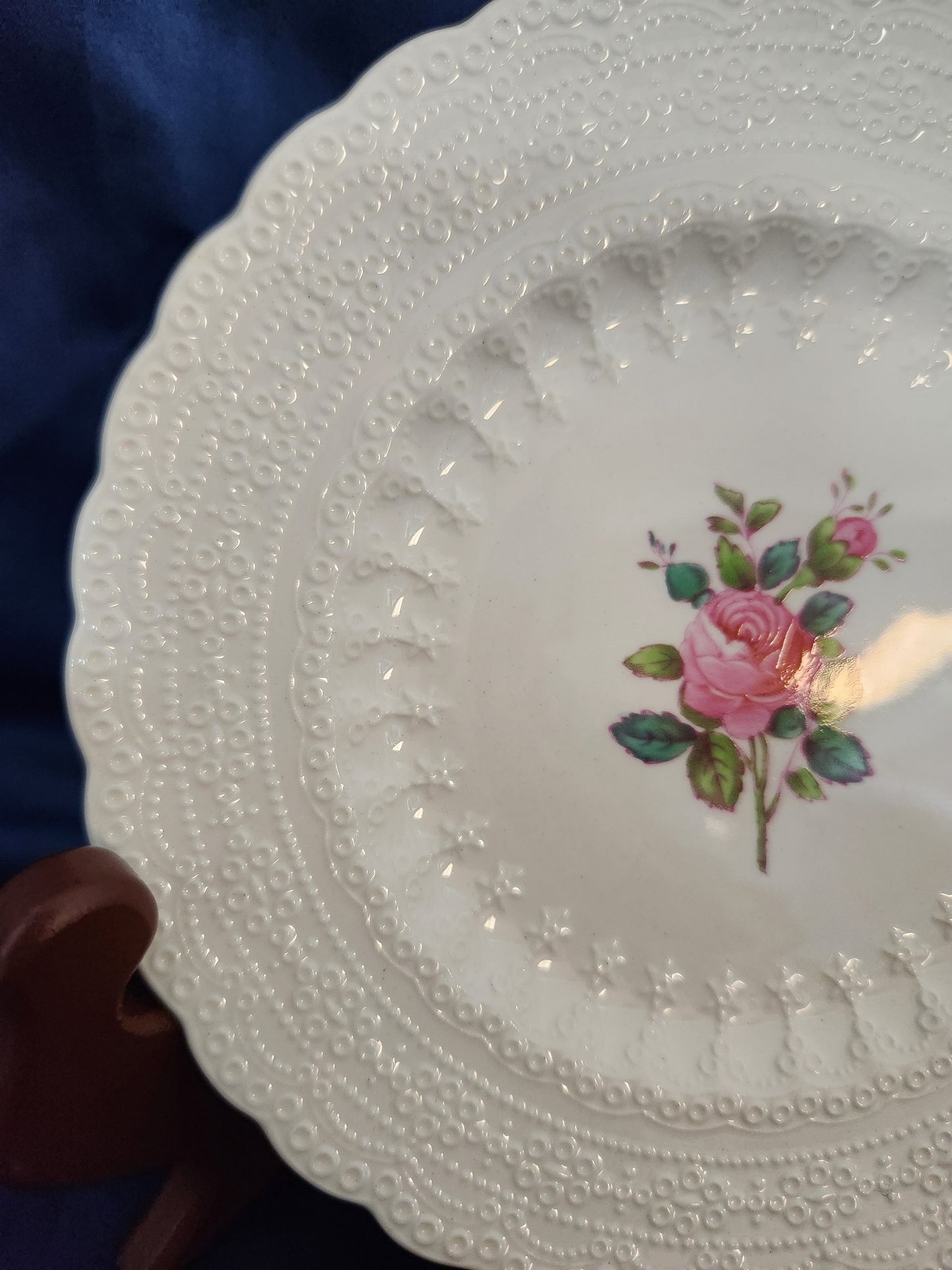 Vtg - Spode's Jewel "Billingsley Rose" Bread/Butter Plate (Old Backstamp)