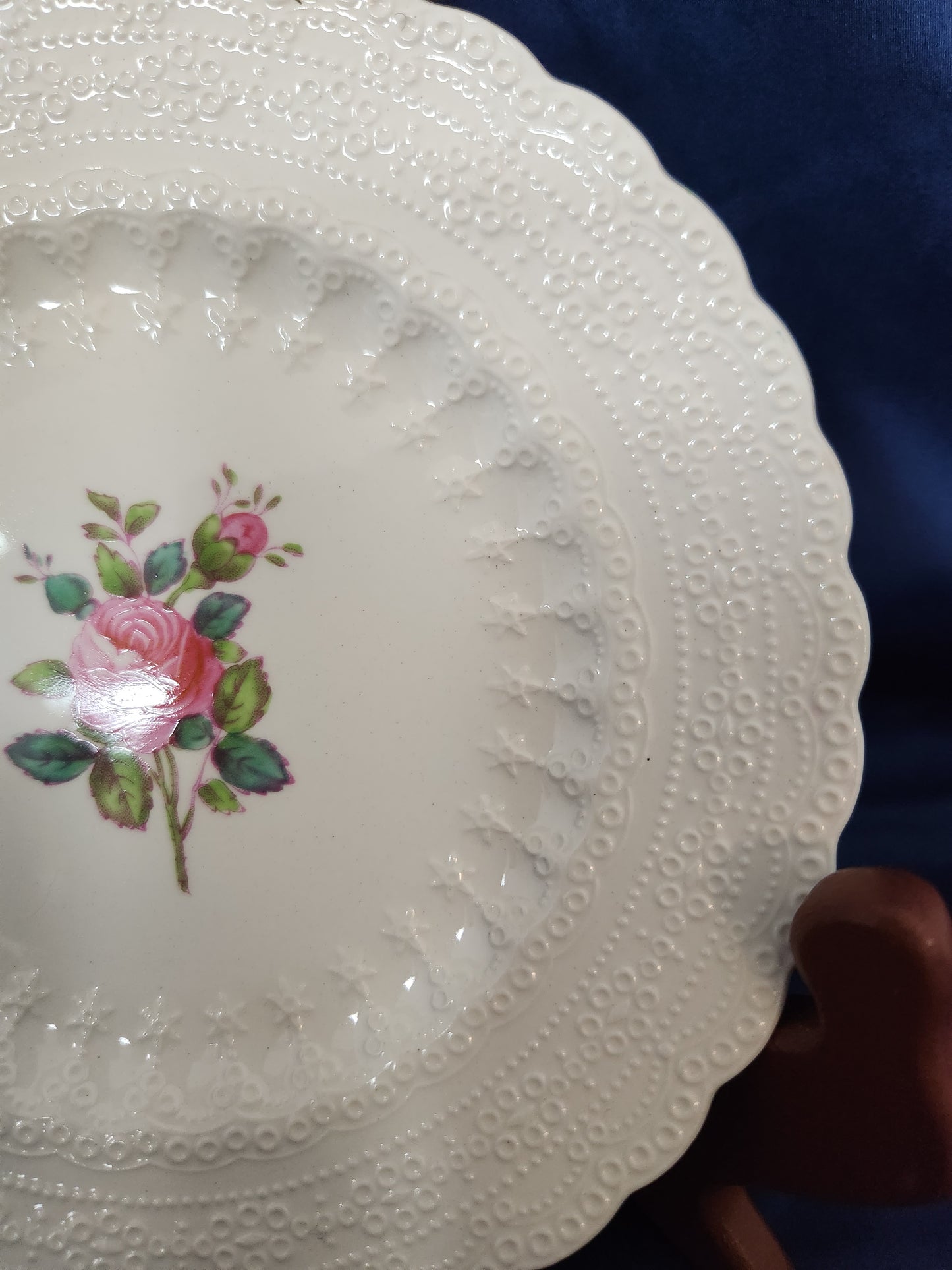 Vtg - Spode's Jewel "Billingsley Rose" Bread/Butter Plate (Old Backstamp)