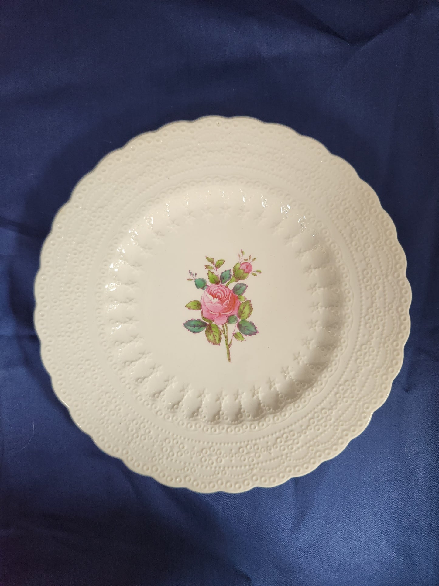 Vtg - Spode's Jewel "Billingsley Rose" Bread/Butter Plate (Old Backstamp)