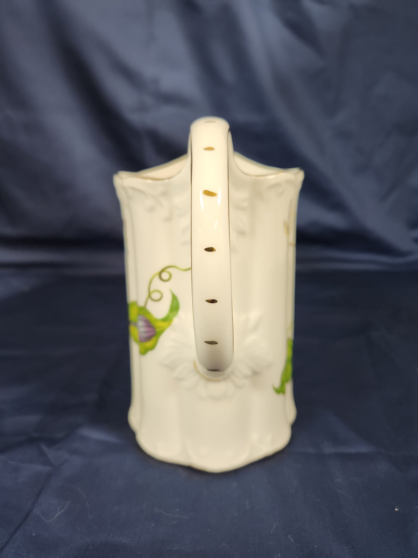 I. Godinger & Co. 6" Jardin Pitcher with Gold Trim