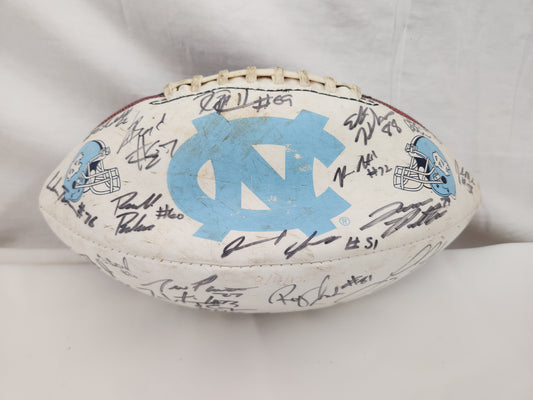 2012 - UNC Tar Heels Signed Football