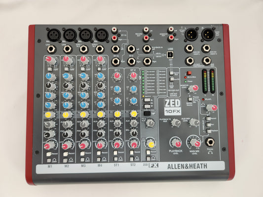 Allen & Heath ZED-10FX Multipurpose Analog Mixer (not tested)