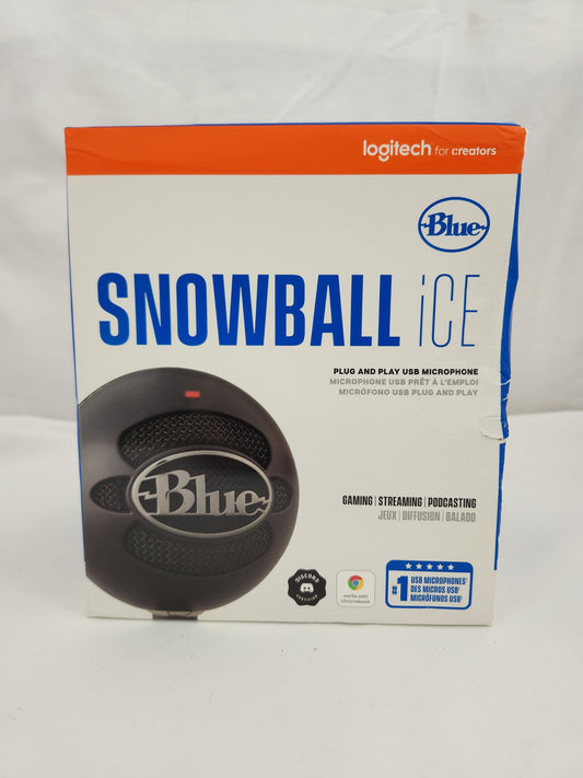 Logitech for Creators Blue Snowball iCE USB Microphone Gaming | Streaming |Podcasting
