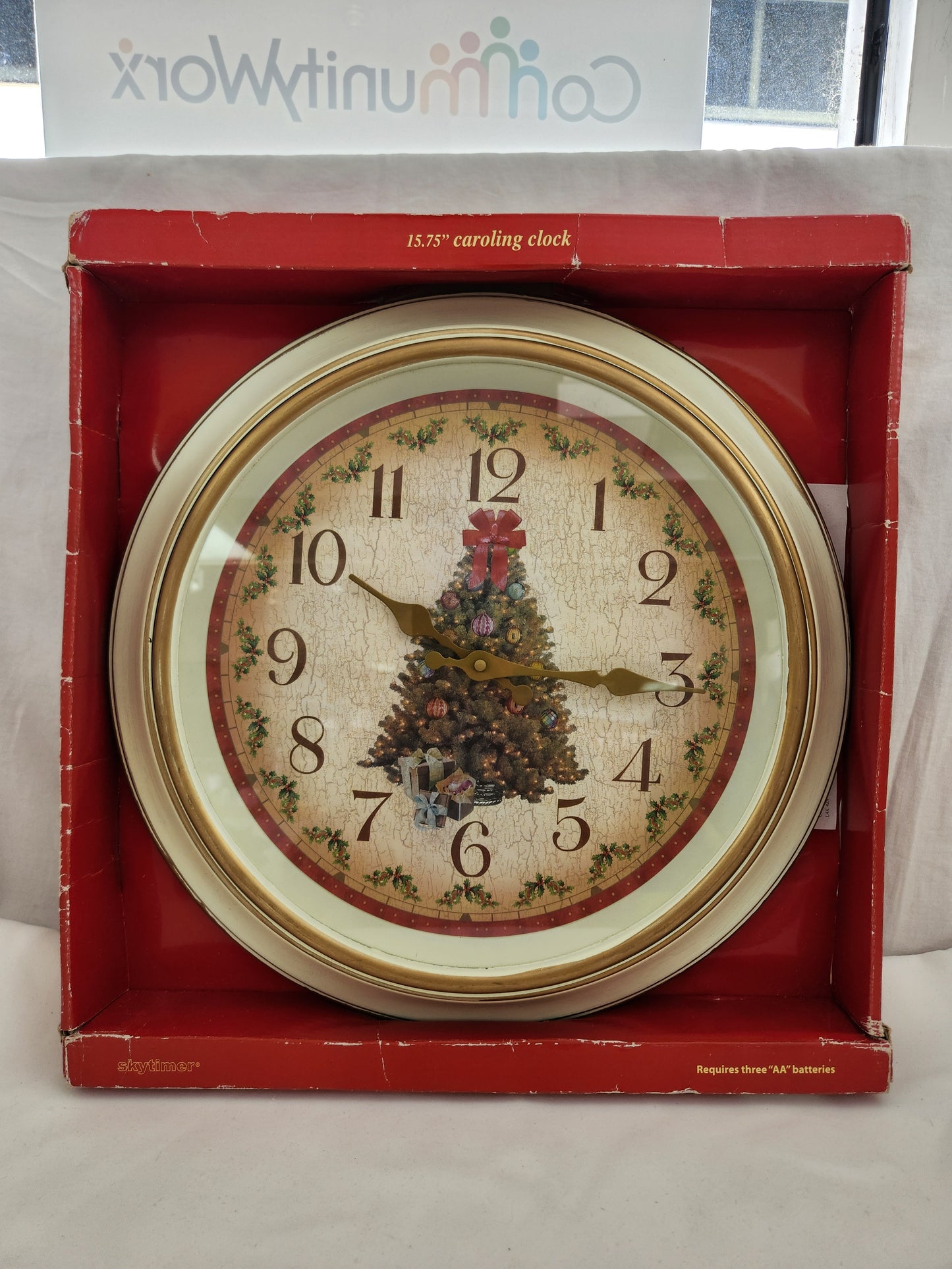 The Original Caroling Clock by Skytimer - Christmas Tree Style# 23/373