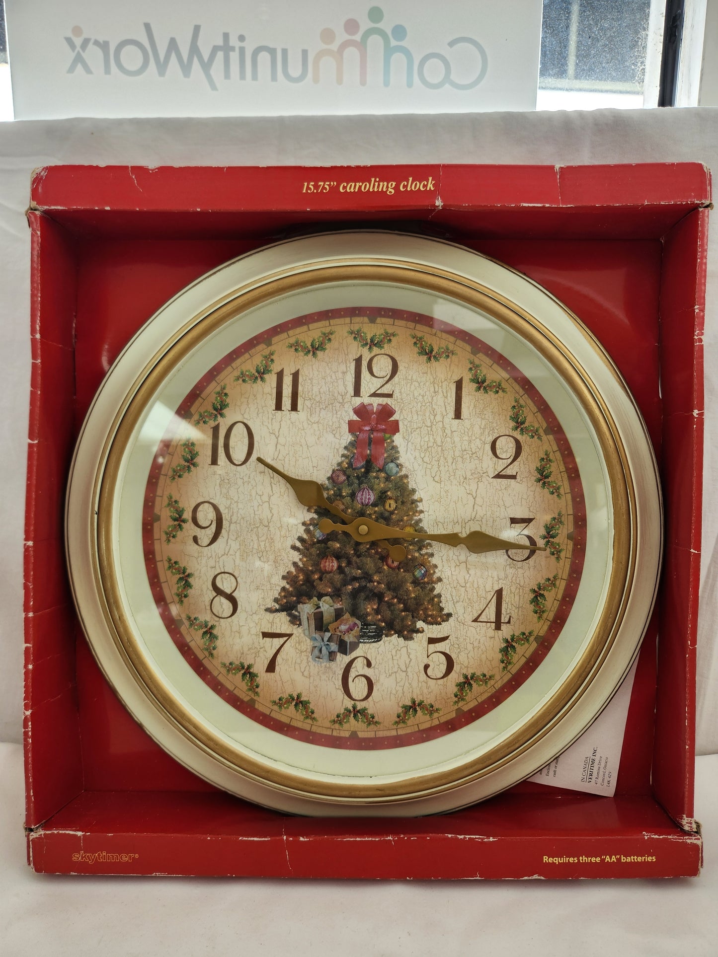 The Original Caroling Clock by Skytimer - Christmas Tree Style# 23/373