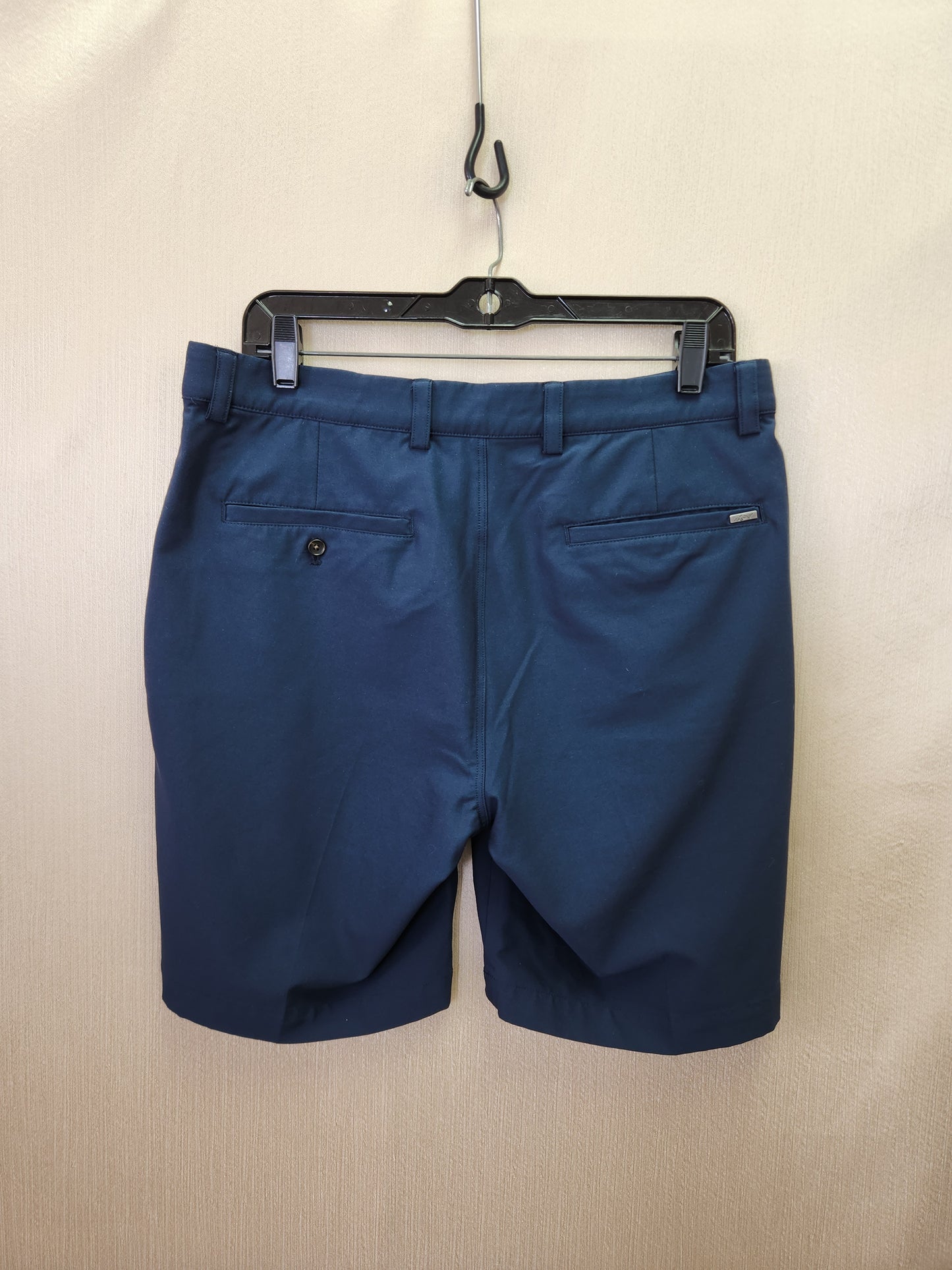 Greg Norman Navy ML75 Microlux Performance Golf Shorts - Size: 32