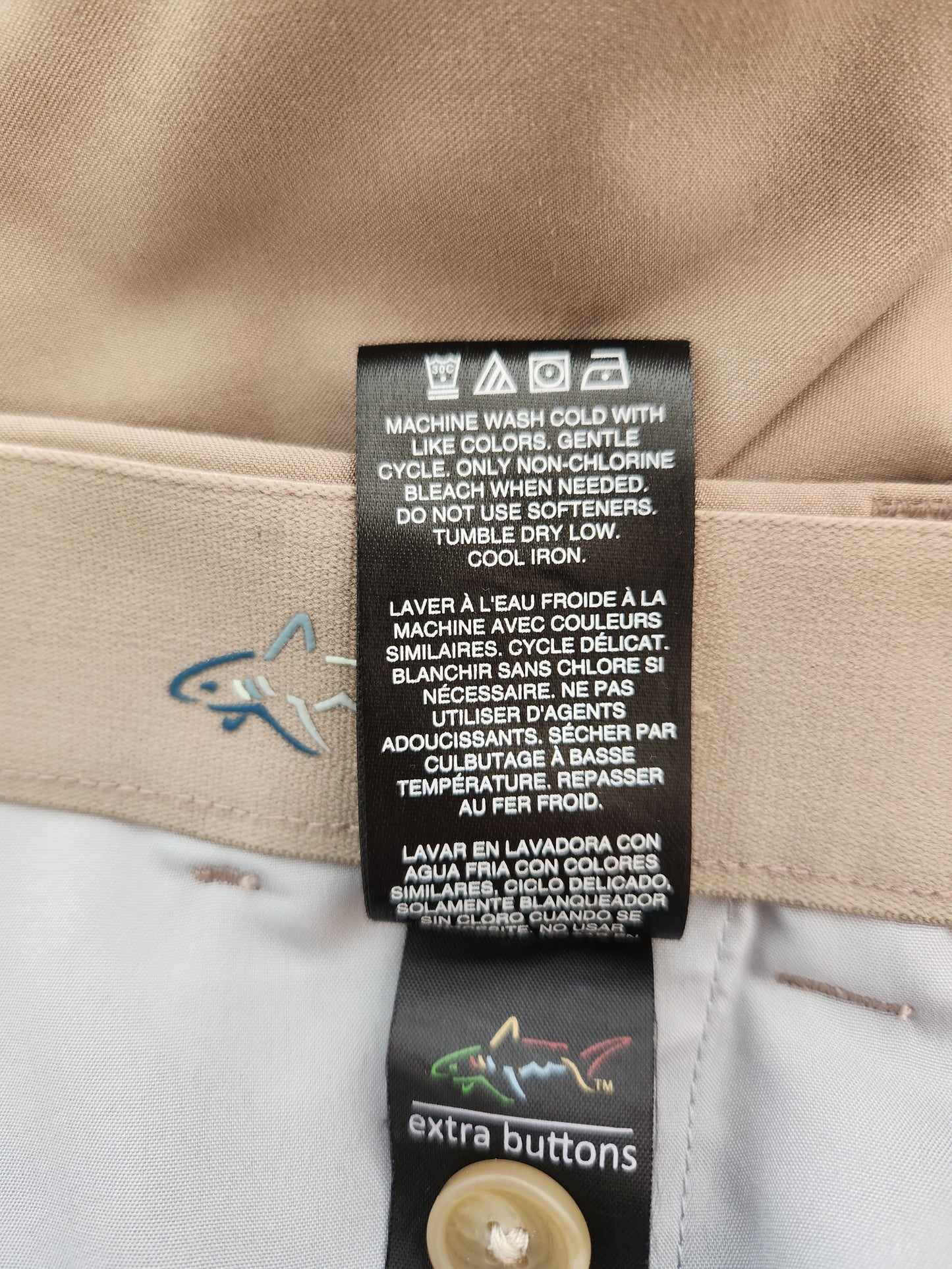 Greg Norman Tan ML75 Microlux Performance Golf Shorts - Size: 32