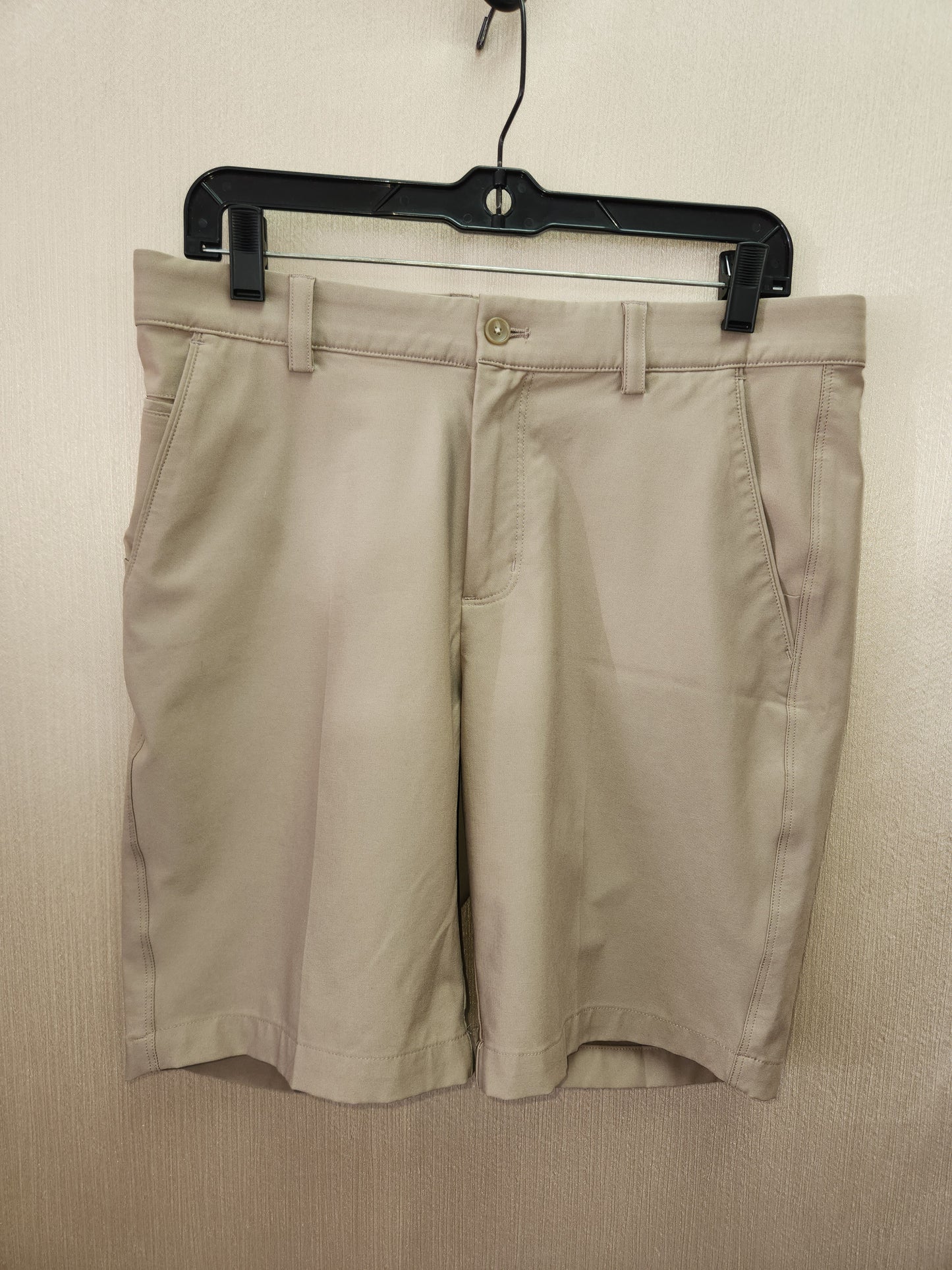 Greg Norman Tan ML75 Microlux Performance Golf Shorts - Size: 32