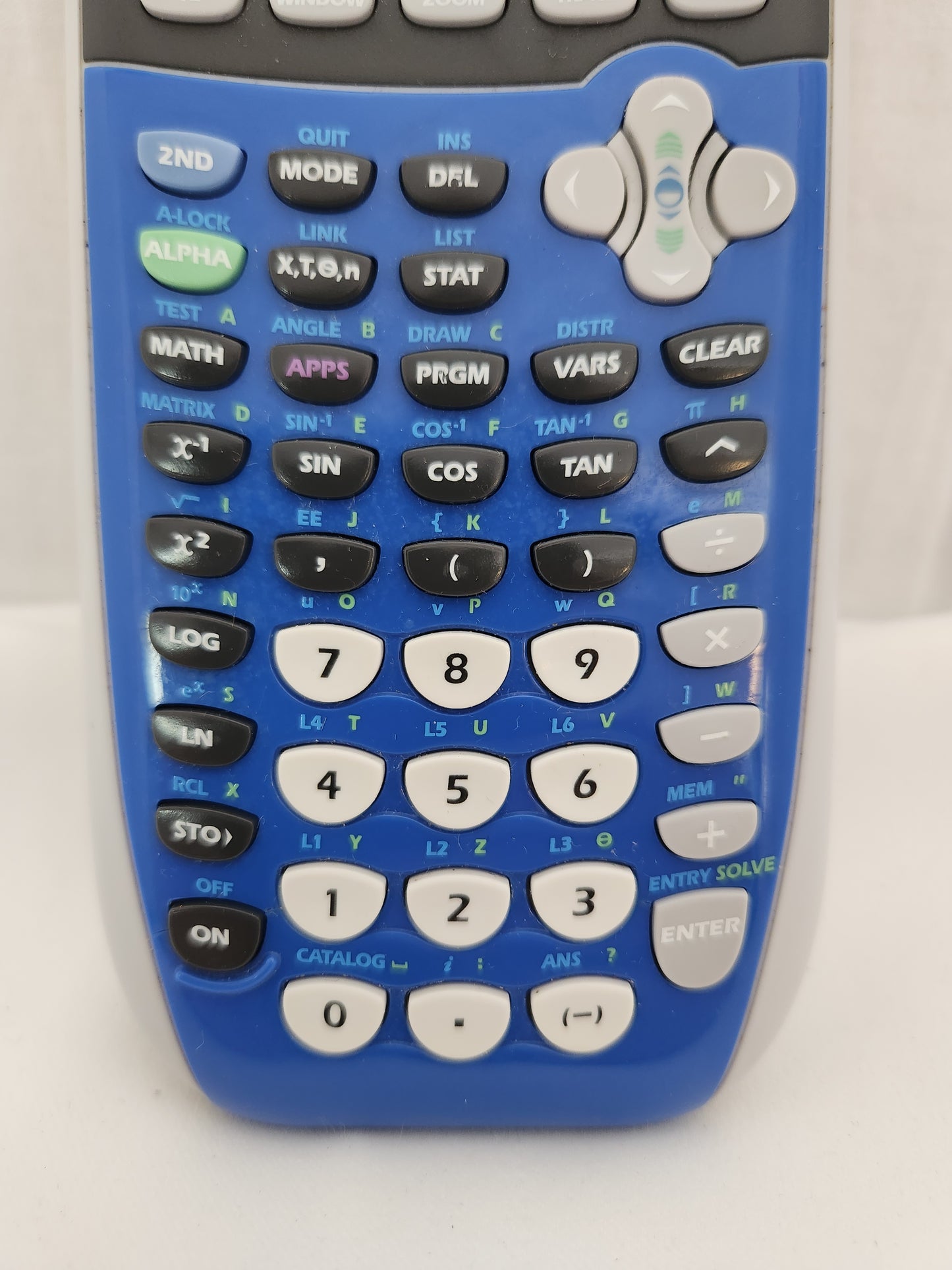 Texas Instruments Blue TI-84 Plus Silver Edition Graphing Calculator