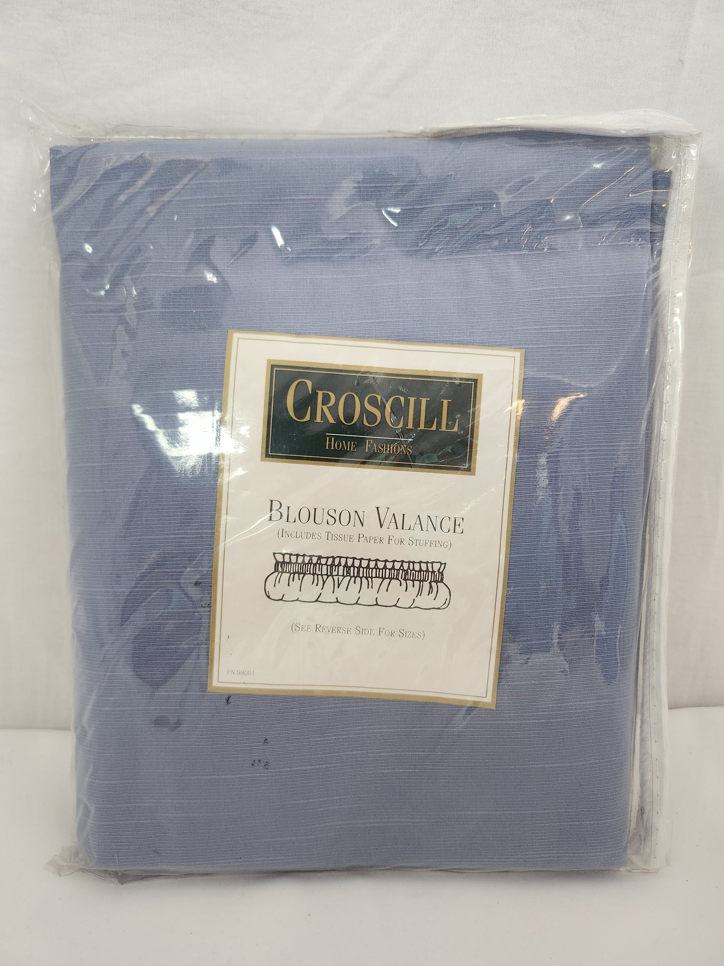 Croscill Blue Sierra Blouson Valance - 88"x15"
