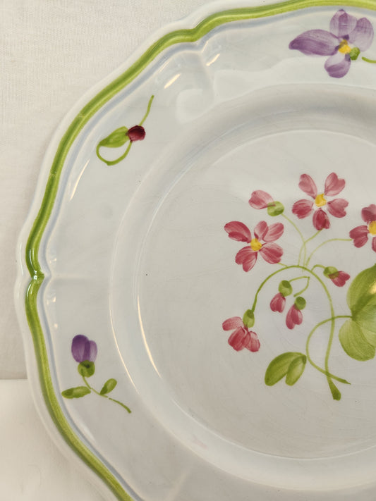 Longchamp Mon Jardin 7-1/2" Salad Plate (crazing)